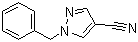 4-氰基-1-苄基吡唑分子结构 (CAS 121358-86-9)