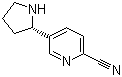 CAS # 1213878-11-5, (S)-5-(Pyrrolidin-2-yl)pyridine-2-carbonitrile