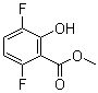 3,6-二氟-2-羟基苯甲酸甲酯分子结构 (CAS 1214324-50-1)