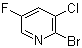 structure of CAS# 1214326-94-9, 2-Bromo-3-chloro-5-fluoropyridine