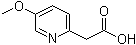 structure of CAS# 1214332-39-4, 5-甲氧基-2-吡啶乙酸