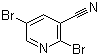 2,5-二溴-3-氰基吡啶分子结构 (CAS 1214340-41-6)