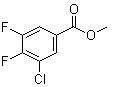 structure of CAS# 1214344-87-2, 3-氯-4,5-二氟苯甲酸甲酯