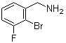 2-溴-3-氟苯甲胺分子结构 (CAS 1214349-11-7)