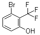 3-溴-2-(三氟甲基)苯酚分子结构 (CAS 1214352-26-7)
