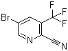 5-溴-3-(三氟甲基)-2-氰基吡啶分子结构 (CAS 1214377-57-7)