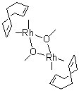 structure of CAS# 12148-72-0, Cyclooctadiene rhodium methoxide dimer