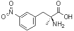 alpha-甲基-3-硝基-L-苯丙氨酸分子结构 (CAS 1215092-14-0)