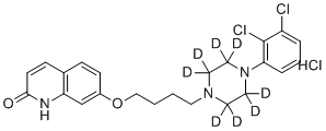 Dehydro Aripiprazole-d8 Hydrochloride molecular structure (CAS 1215383-78-0)