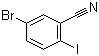 5-溴-2-碘苯甲腈分子结构 (CAS 121554-10-7)