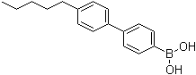 structure of CAS# 121554-18-5, (4'-戊基[1,1'-联苯]-4-基)硼酸