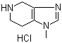 4,5,6,7-四氢-1-甲基-1H-咪唑并[4,5-c]吡啶盐酸盐分子结构 (CAS 1215797-86-6)