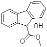 structure of CAS# 1216-44-0, 9-羟基-9H-芴-9-甲酸甲酯