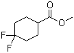 4,4-二氟环己基甲酸甲酯分子结构 (CAS 121629-14-9)