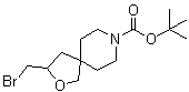 3-(溴甲基)-2-氧杂-8-氮杂螺[4.5]癸烷-8-羧酸叔丁酯分子结构 (CAS 1216815-21-2)