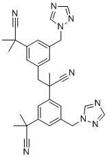 阿那罗唑二聚体杂质分子结构 (CAS 1216898-82-6)