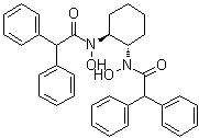 (1S,2S)-N,N'-二羟基-N,N'-二(二苯基乙酰基)环己烷-1,2-二胺分子结构 (CAS 1217464-22-6)