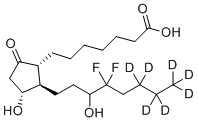 15-羟基芦比前列酮-[d7]分子结构 (CAS 1217511-55-1)