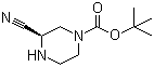 (3R)-3-Cyano-1-piperazinecarboxylic acid tert-butyl ester molecular structure (CAS 1217791-74-6)
