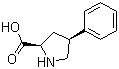 (4S)-rel-4-苯基-D-脯氨酸分子结构 (CAS 1217806-82-0)