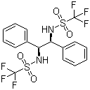 (S,S)-N,N'-双(三氟甲磺酰基)-1,2-二苯基乙二胺分子结构 (CAS 121788-77-0)