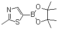 structure of CAS# 1218791-01-5, 2-甲基噻唑-5-硼酸频哪醇酯
