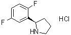 CAS # 1218935-60-4, (R)-2-(2,5-Difluorophenyl)pyrrolidine hydrochloride