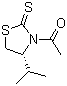 (R)-3-乙酰基-4-异丙基-1,3-噻唑烷-2-硫酮分子结构 (CAS 121929-87-1)