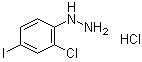 (2-氯-4-碘苯基)肼盐酸盐分子结构 (CAS 1219606-21-9)