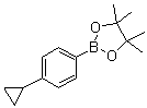 4-(环丙基)苯硼酸频哪醇酯分子结构 (CAS 1219741-94-2)