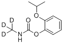 structure of CAS# 1219798-56-7, 残杀威D3(N-甲基D3)