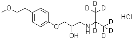 CAS # 1219798-61-4, (±)-Metoprolol-d<sub>7</sub> Hydrochloride