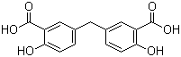 structure of CAS# 122-25-8, 5,5'-亚甲基二水杨酸