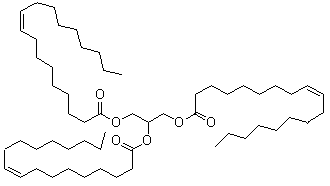 structure of CAS# 122-32-7, 甘油三油酸酯