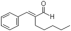 structure of CAS# 122-40-7, Amylcinnamaldehyde