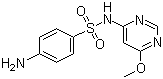CAS 登录号：1220-83-3, 磺胺间甲氧嘧啶, N-(6-甲氧基-4-嘧啶基)-4-氨基苯磺酰胺
