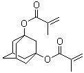 1,3-金刚烷二醇二甲基丙烯酸酯分子结构 (CAS 122066-43-7)
