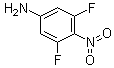 structure of CAS# 122129-79-7, 3,5-二氟-4-硝基苯胺