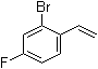 2-溴-1-乙烯基-4-氟苯分子结构 (CAS 1221684-51-0)