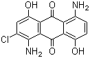 CAS # 12217-79-7, Disperse Blue 56, C.I. 63285, 1,5-Diamino-2-chloro-4,8-dihydroxy-9,10-anthracenedione