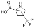 4-(三氟甲基)-2-氮杂双环[2.1.1]己烷-1-羧酸分子结构 (CAS 1221725-45-6)