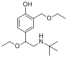 沙丁胺醇二乙基醚分子结构 (CAS 1221726-71-1)
