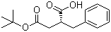 (R)-2-苄基丁二酸 4-叔丁酯分子结构 (CAS 122225-33-6)