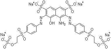 活性黑 5分子结构 (CAS 12225-25-1)