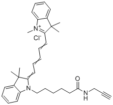 structure of CAS# 1223357-57-0, 青色素5炔烃