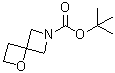 structure of CAS# 1223573-41-8, 1-氧杂-6-氮杂螺[3.3]庚烷-6-羧酸叔丁酯