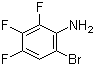 structure of CAS# 122375-82-0, 2-Bromo-4,5,6-trifluoroaniline
