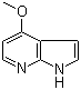 4-甲氧基-7-氮杂吲哚分子结构 (CAS 122379-63-9)