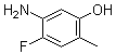 structure of CAS# 122455-85-0, 5-氨基-4-氟-2-甲基苯酚
