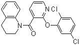 [2-(2,5-二氯苯氧基)-3-吡啶基](3,4-二氢-1(2H)-喹啉基)甲酮分子结构 (CAS 1224638-32-7)